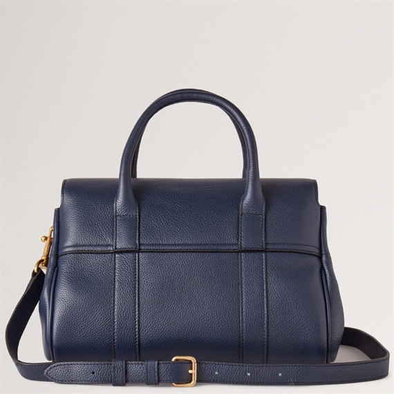 Mulberry Small Bayswater Satchel Night Sky Small Classic Grain